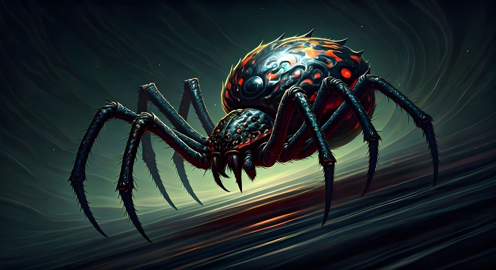 Surreal Cosmic Horror in Zdzislaw Beksinski Style