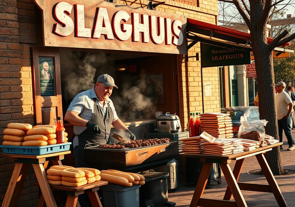 Boerewors Stall in Pretoria: A South African Scene