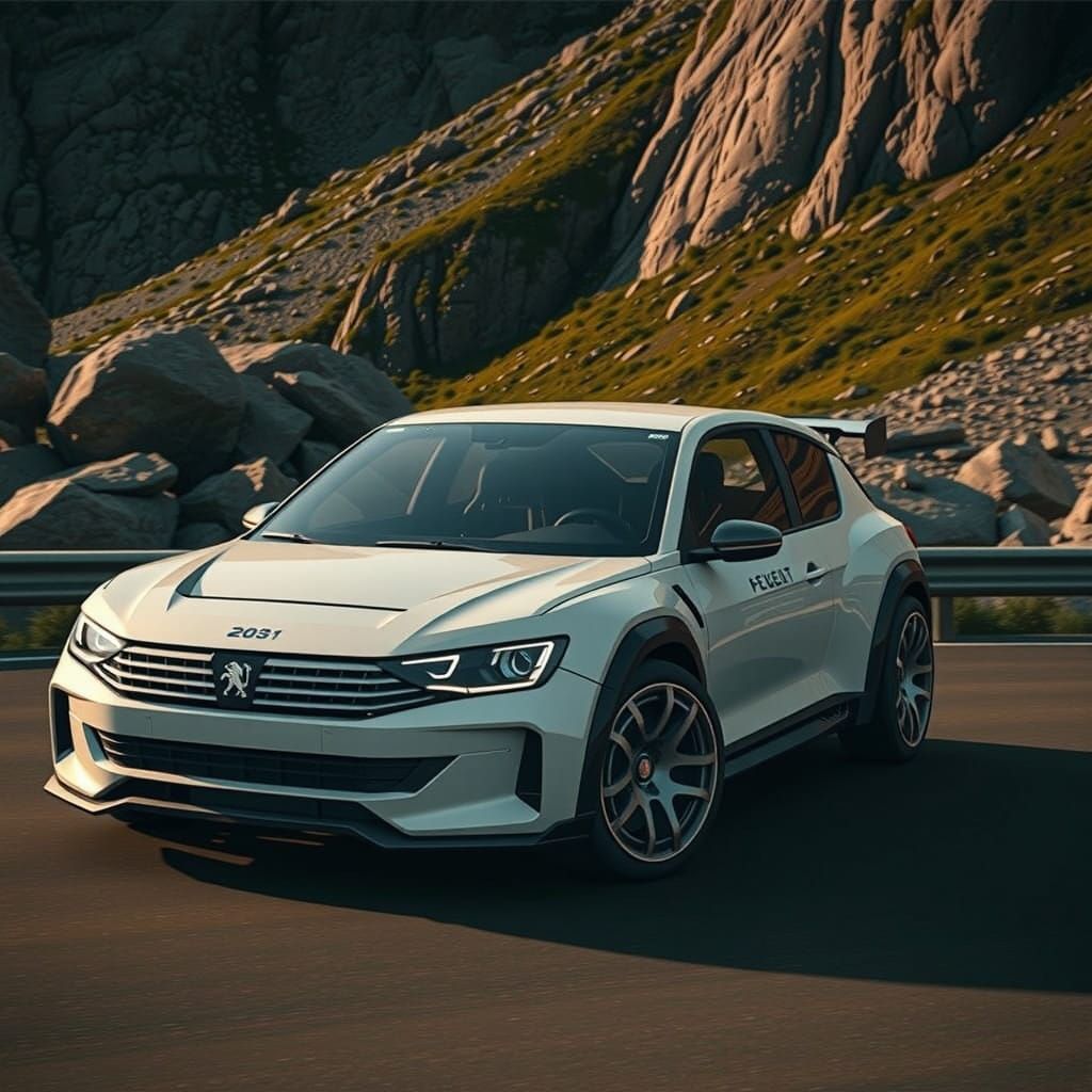 Futuristic 205 GT'E' Rally Proto in Granite Mounts