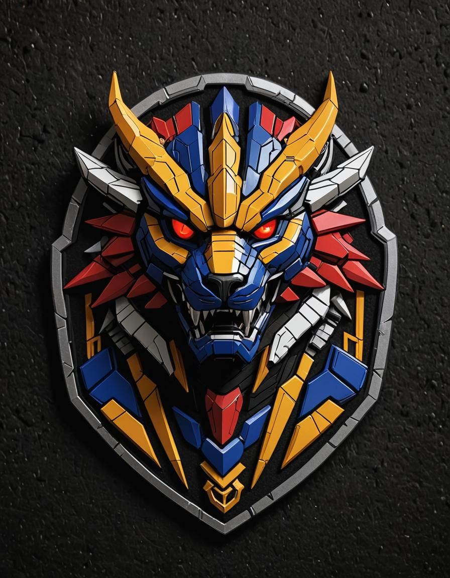 Minimalist Sci-Fi Emblem Patch Design