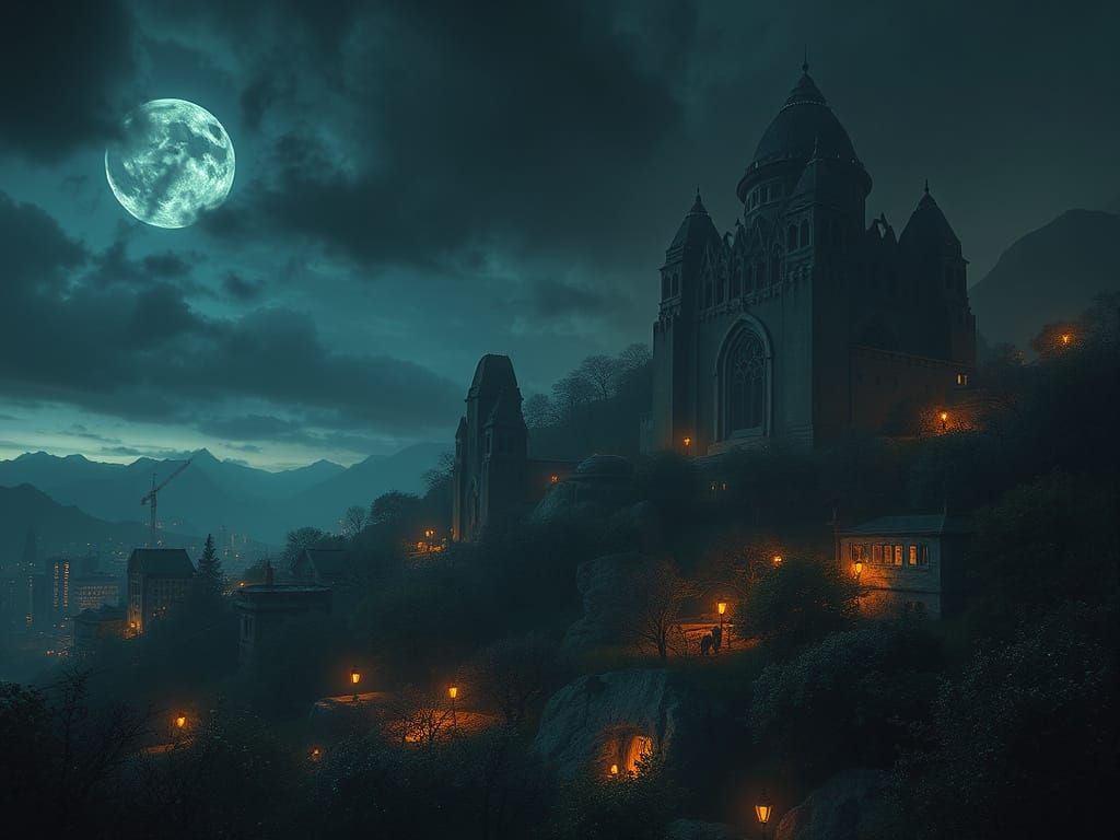 Enriched Unreal Nightscape