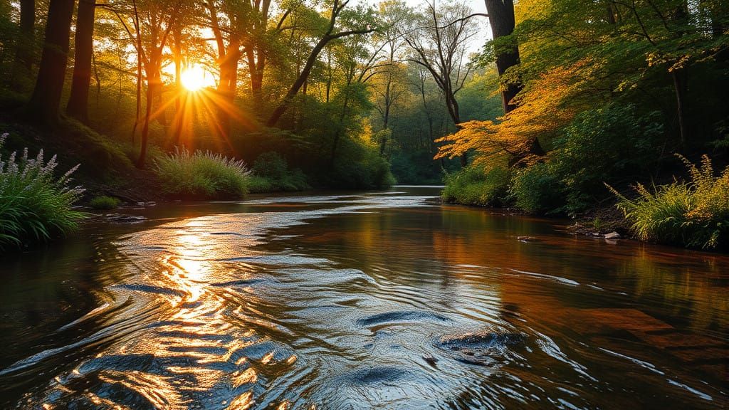 Stream in Photorealistic Hyperrealistic Detail