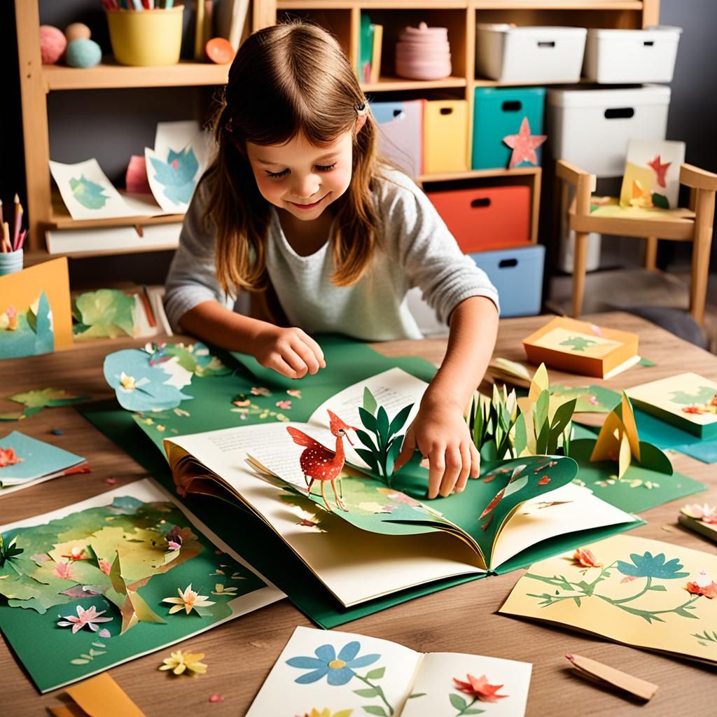 Fairy Emerges from Pop-Up Book