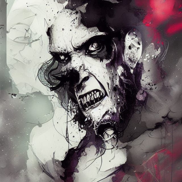 Inner Demon Portrait in Hyperrealistic Bokeh Lighting