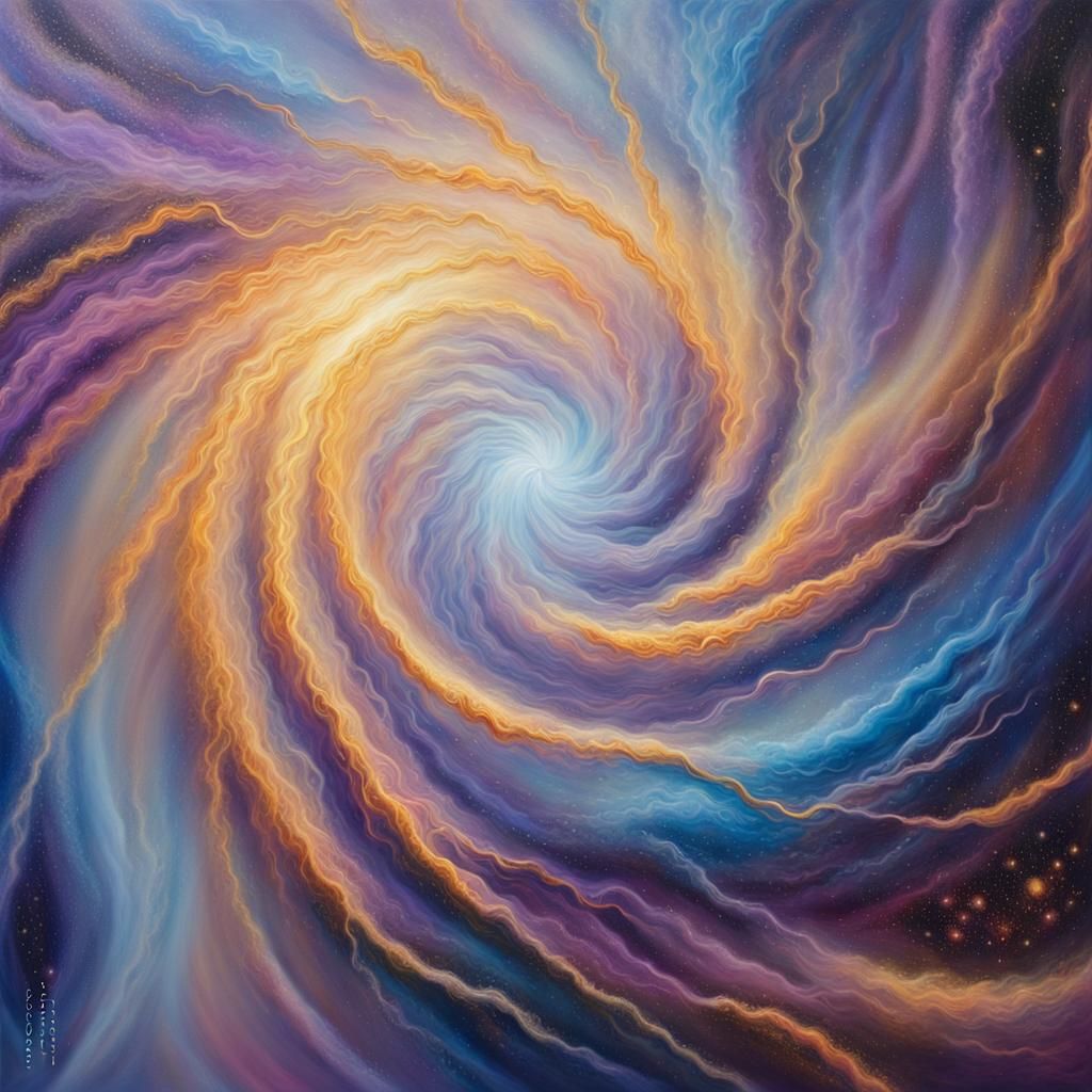 Cosmic Surrealism: Birth of a Shining Star