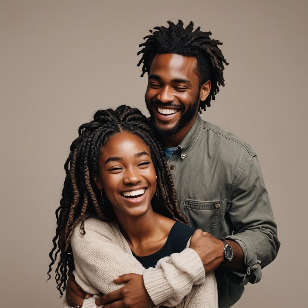 Romantic Embrace at Sunset: 3D Anime Art