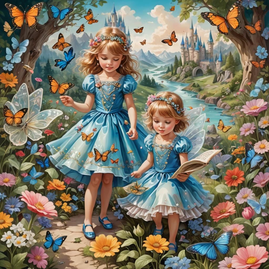 Fairies' Treasure Hunt in Enchanted Flower Garden