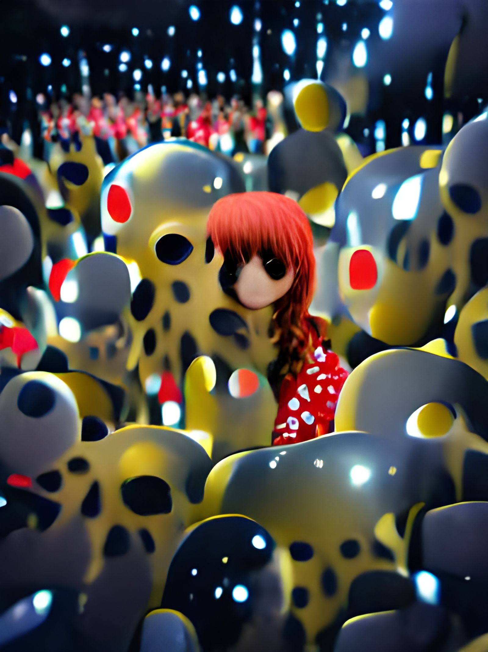 Polka Dot Infinity Room by Yayoi Kusama