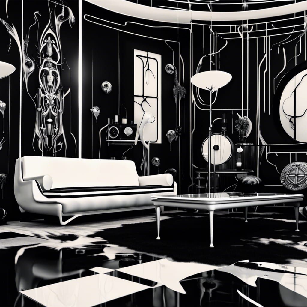 Gothic Bauhaus: Modular Furniture in Hauntology Style