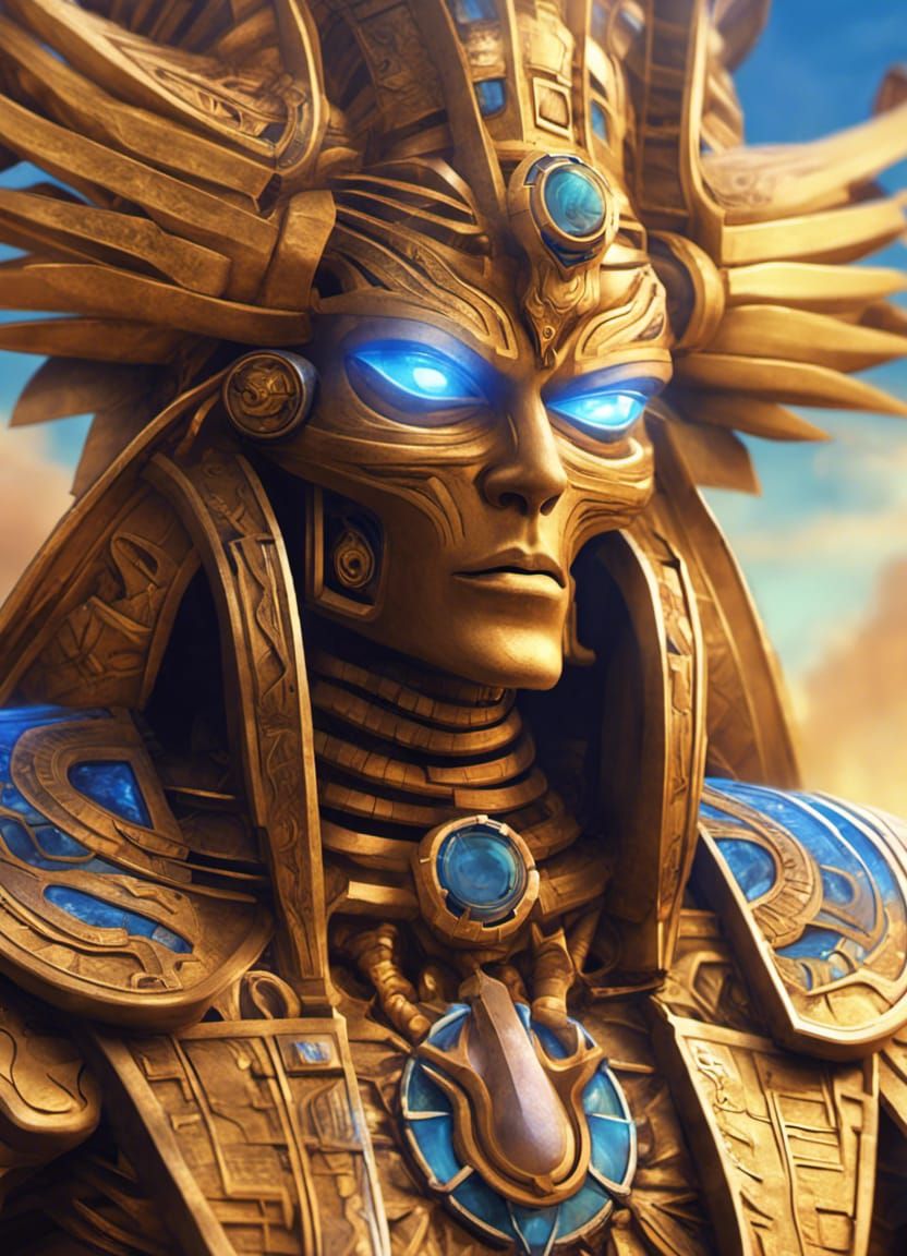 Exodia: The Forbidden One in a Fantasy Style