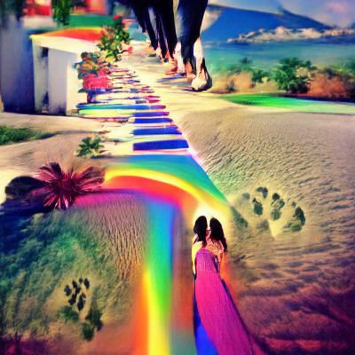 Rainbow Paradise Dreamscape