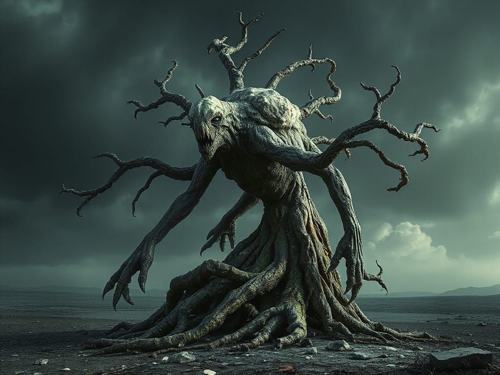 Ethereal, Rock-Plant-Animal Hybrid Emerges from Dystopian Sh...