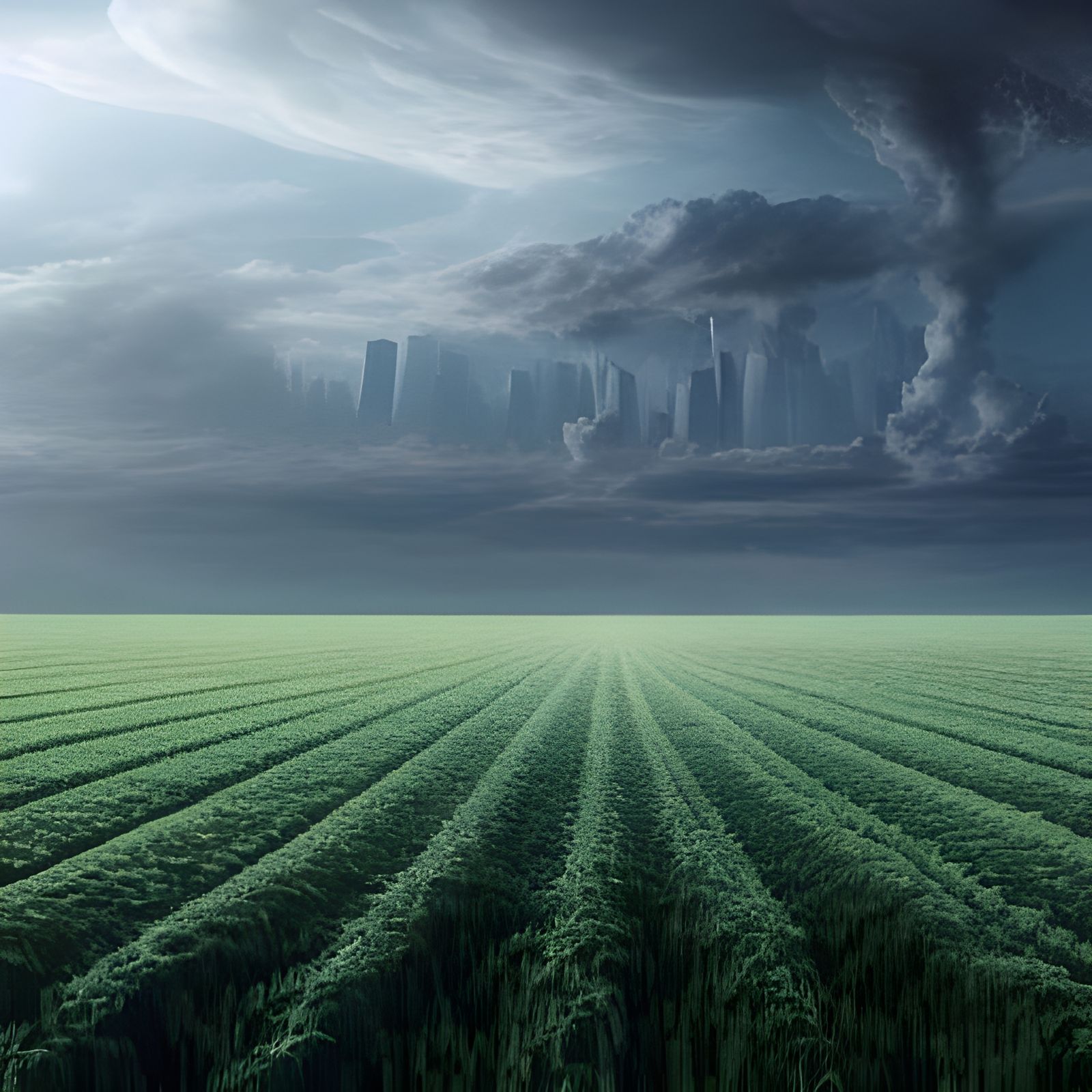 Epic Field of Crops: Digital Matte Painting