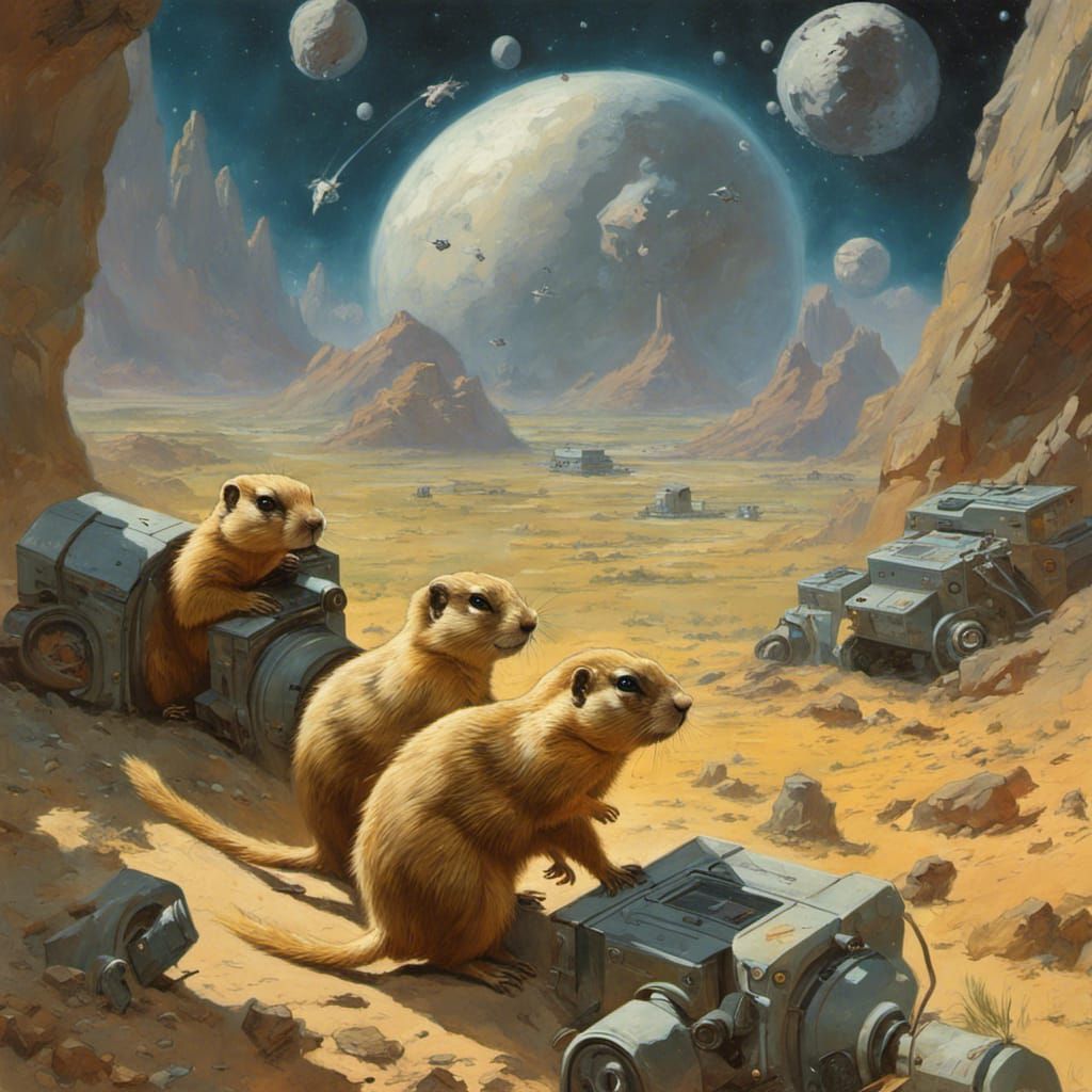 Prairie Dogs in Asteroid Colony, Realism and Fantasy