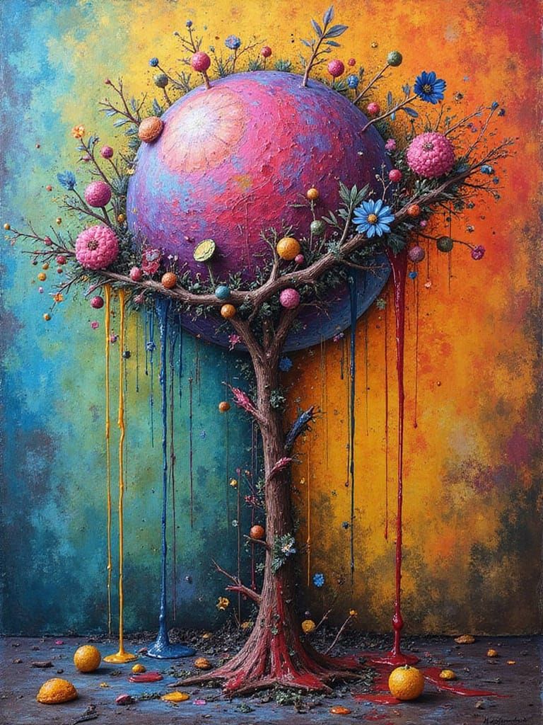 Drippy Fractal Assemblage