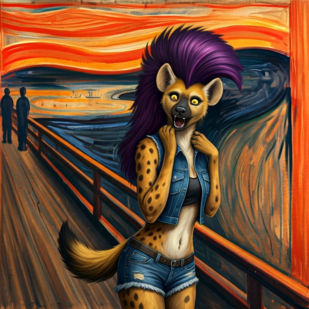 Hyena's Scream: Anthropomorphic Terror in Expressionist Styl...