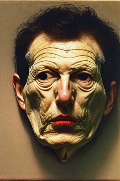 death mask by lucian freud