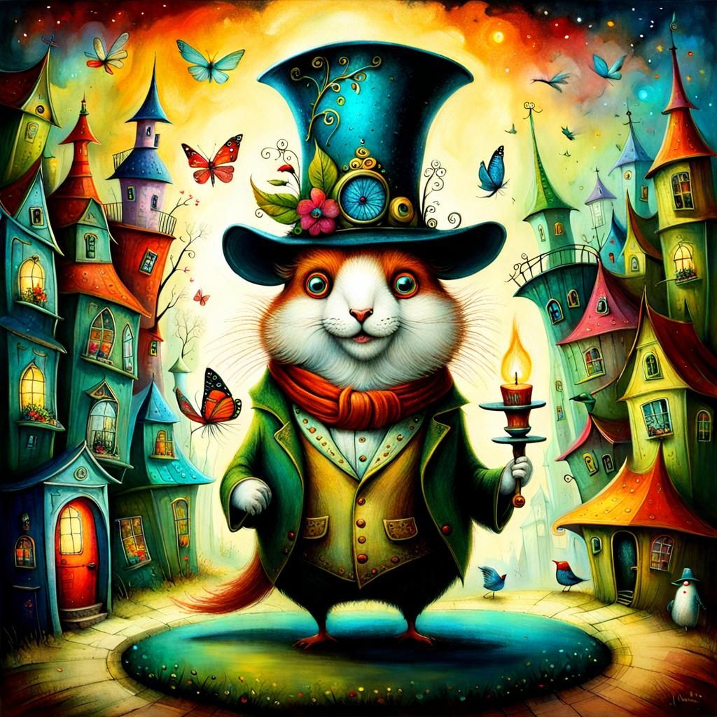 Whimsical Whimsilandia: A Vibrant Masterpiece