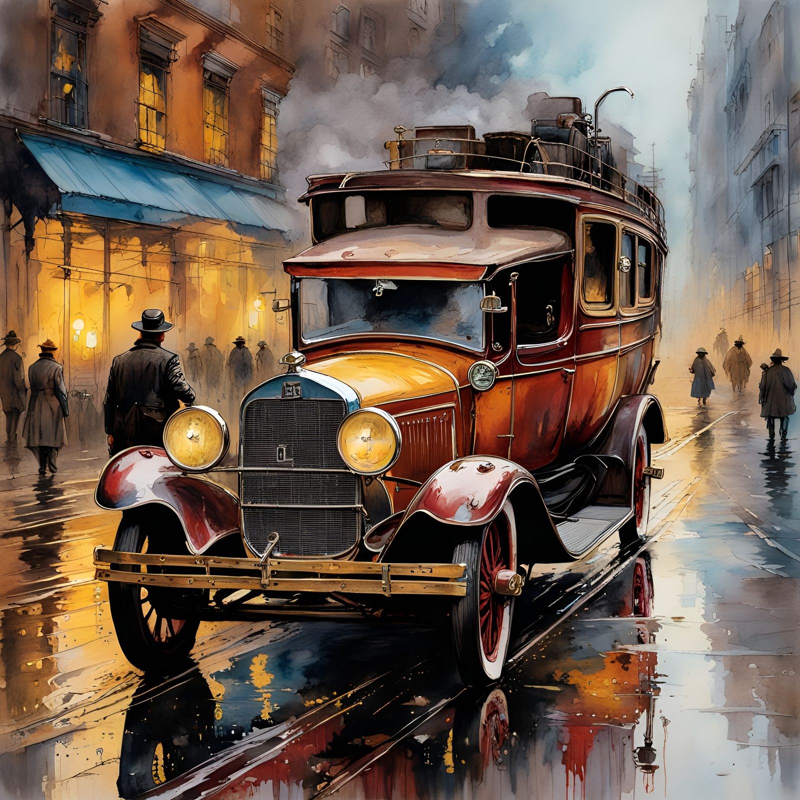 Dystopian Tin Lizzy in Renaissance Style