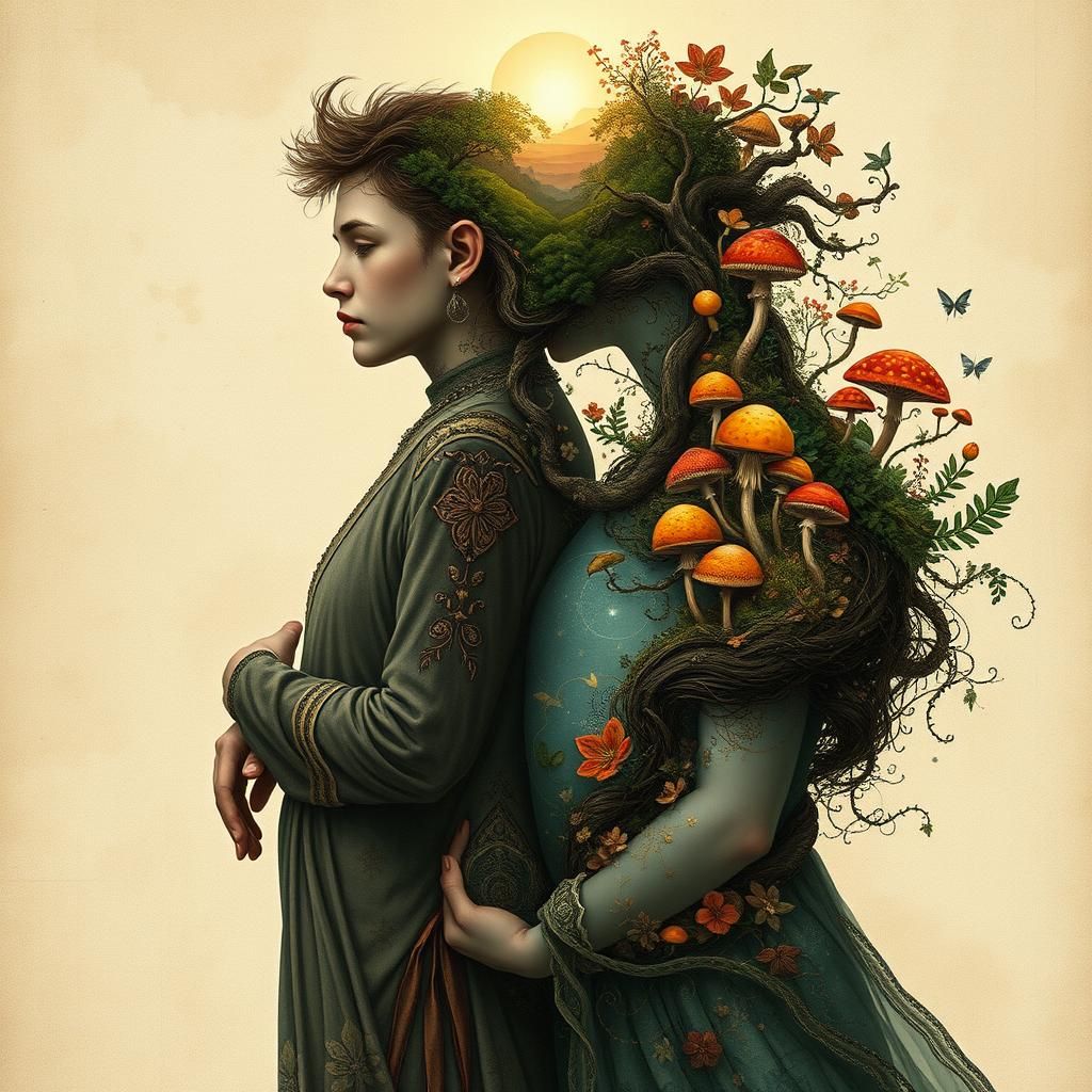 Ethereal Figures Reveal Dreamlike Mindscape