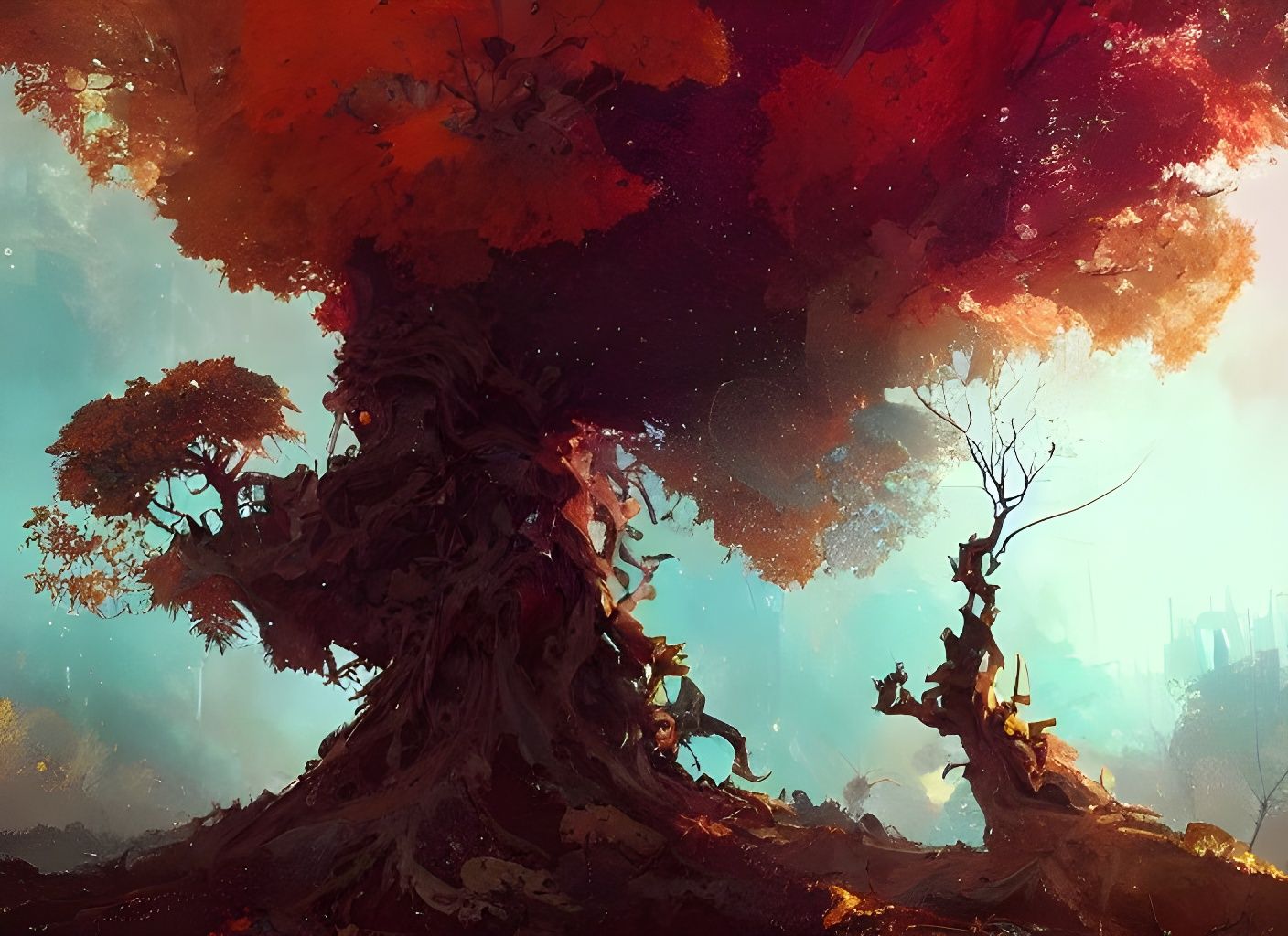 Tree of Life: Digital Illustration in 8k Resolution