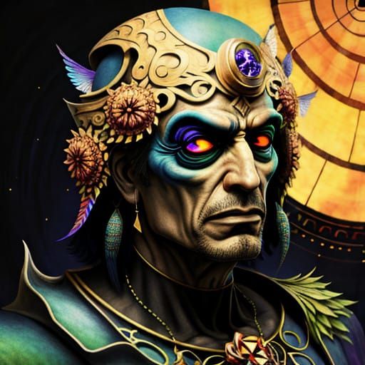 Dreamlike Vision of a Mysterious Landscape