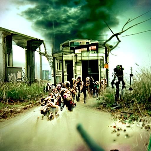 Zombie Apocalypse Horror Landscape