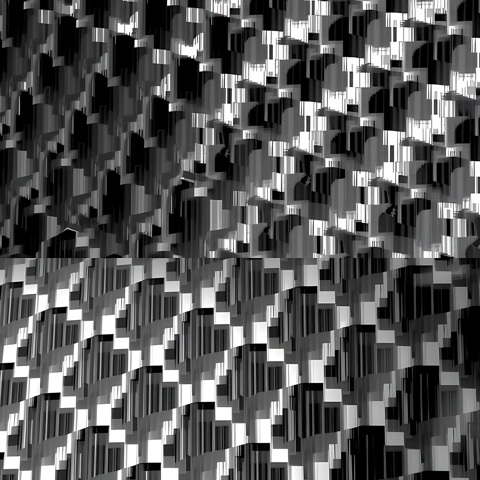 Textured Autostereogram with Moiré Effects