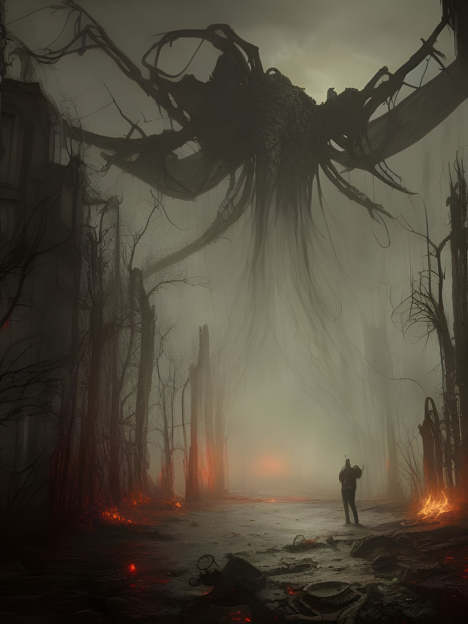 Cthulhu Destroys the World: A Dark, Detailed Horror