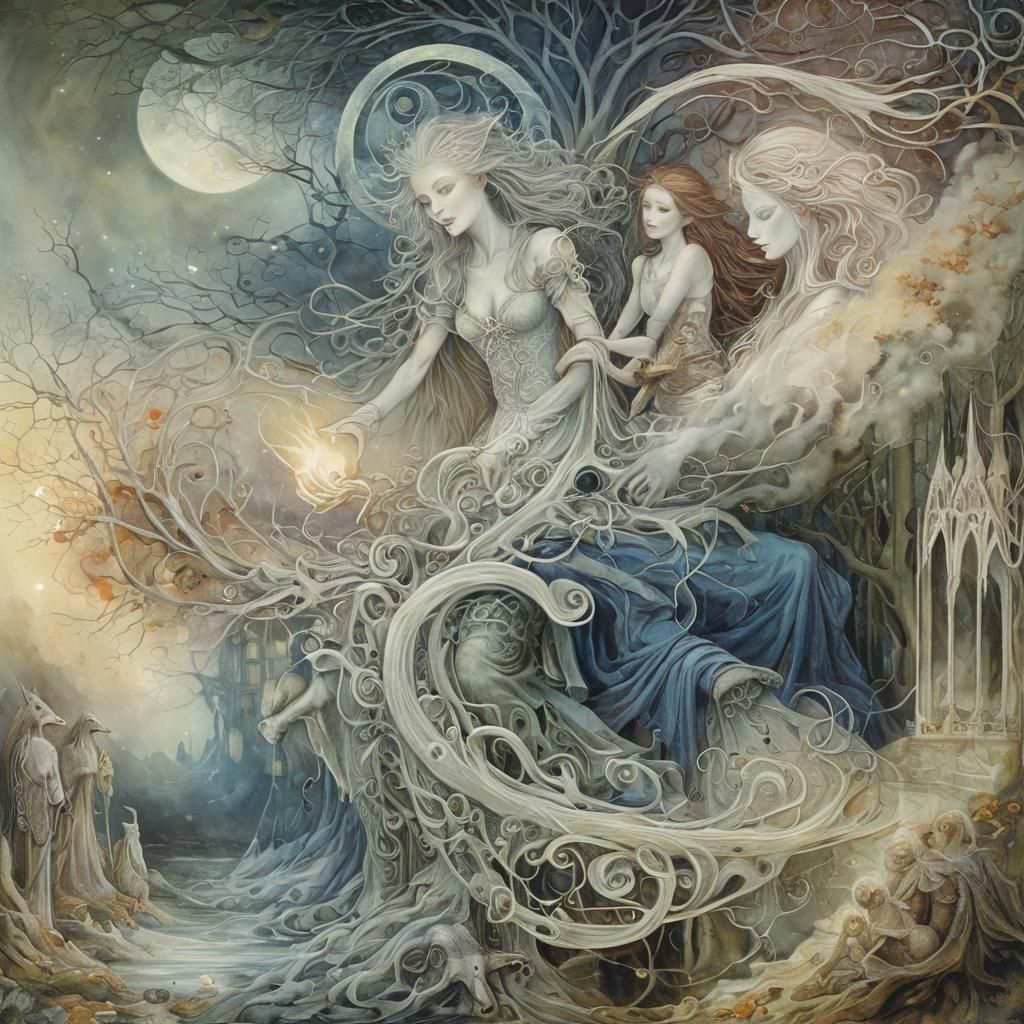 Celtic Pagans Celebrate Samhain in Ethereal Style