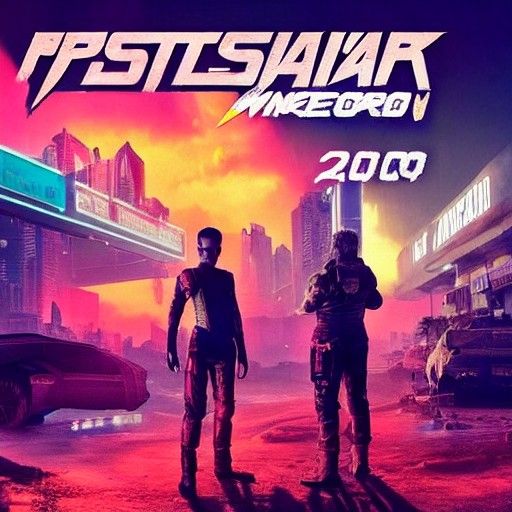 Cyberpunk Wasteland: A Neon Dystopian Vision