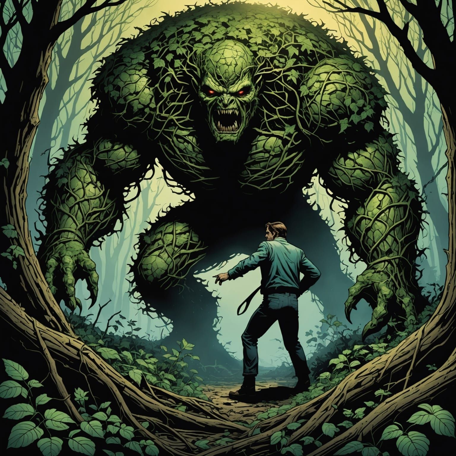 Man Trapped in Giant Bramble Bush Horror