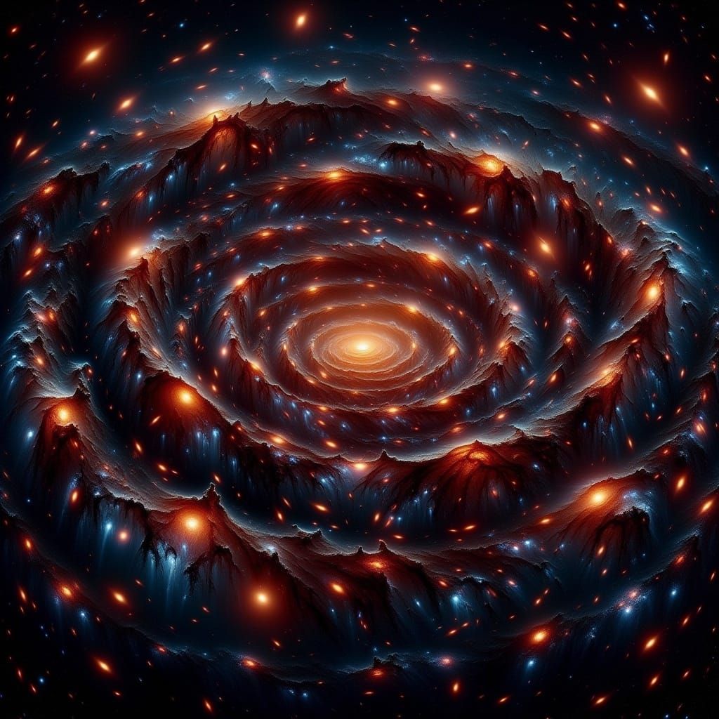 Dark Fantasy Environment in Cinematic CGI Style