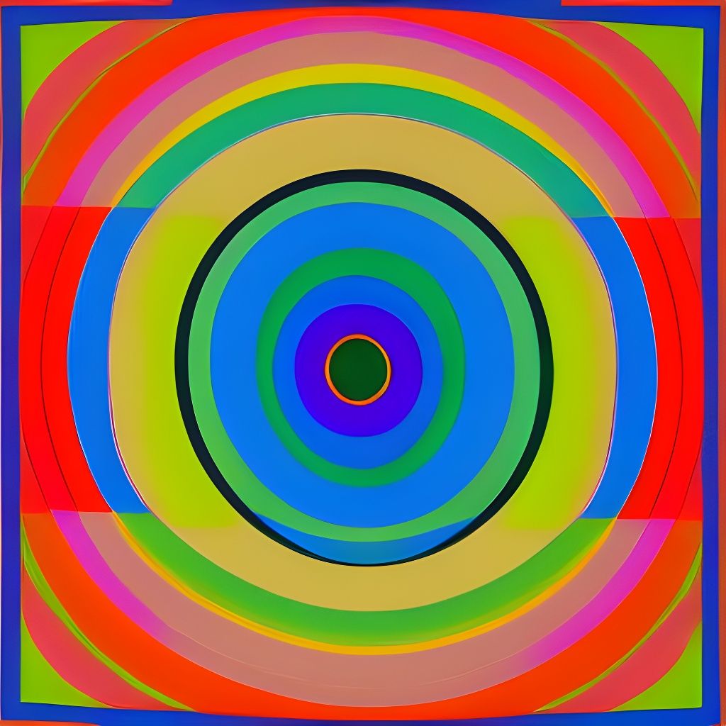 Sci-Fi Trampoline in Contemporary Art Style