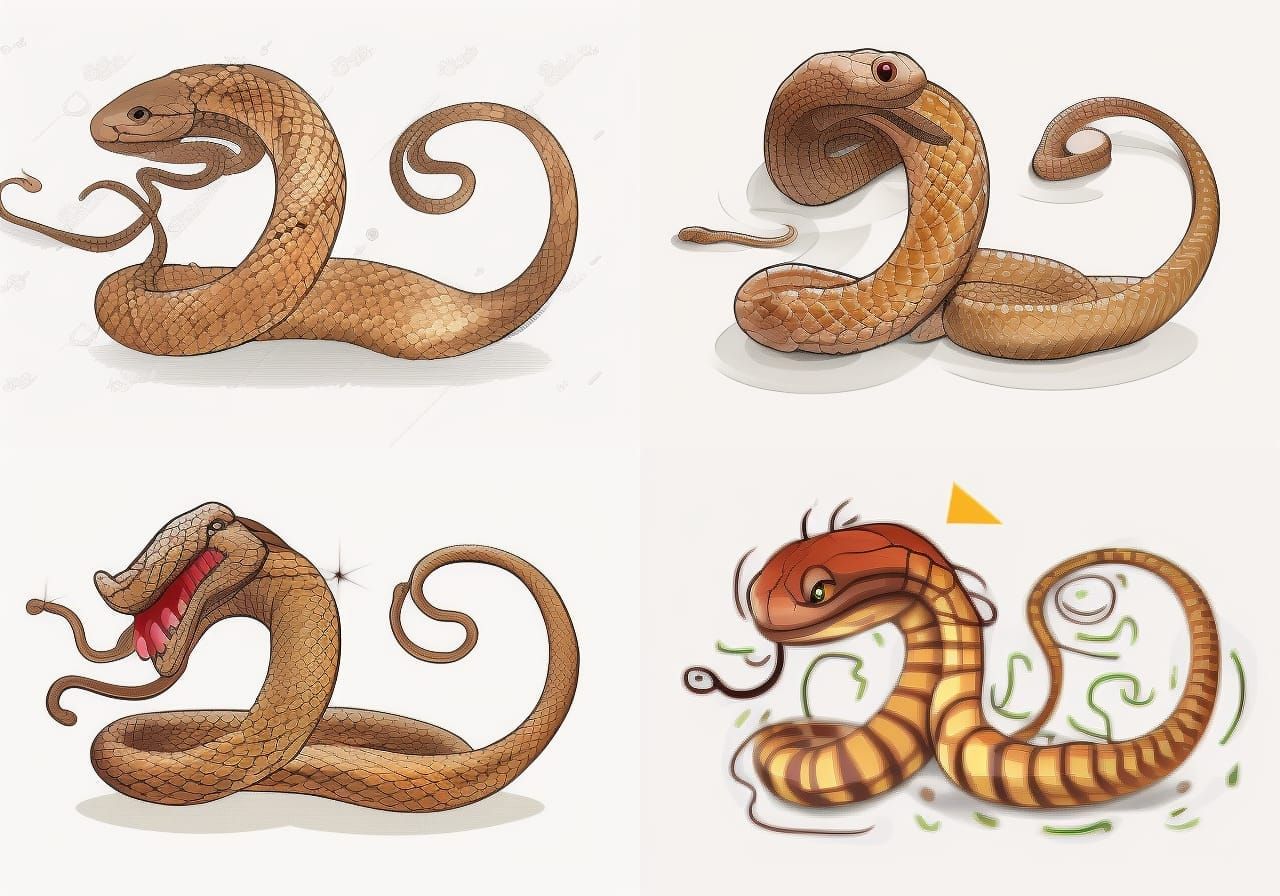 Realistic Snake Rendering from AI Image Conversion