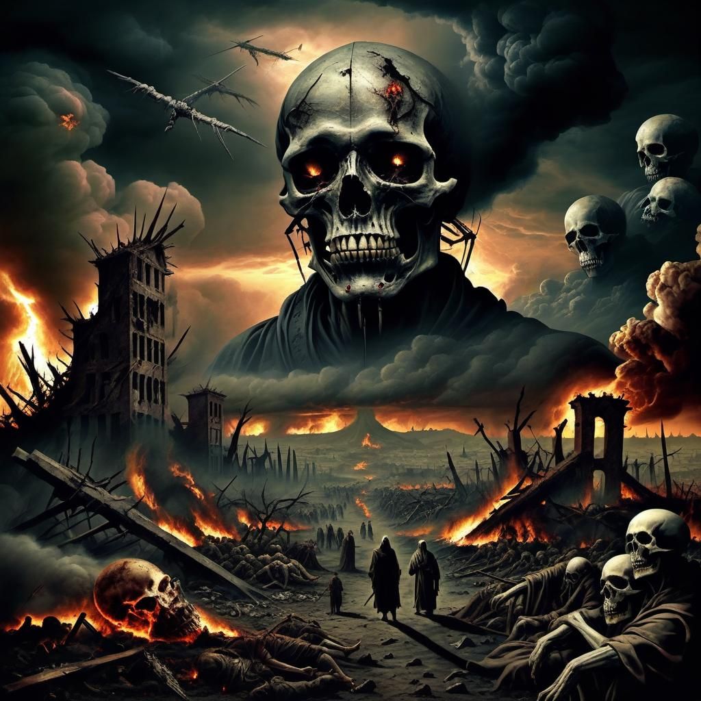 Death, pestilence, war and famine