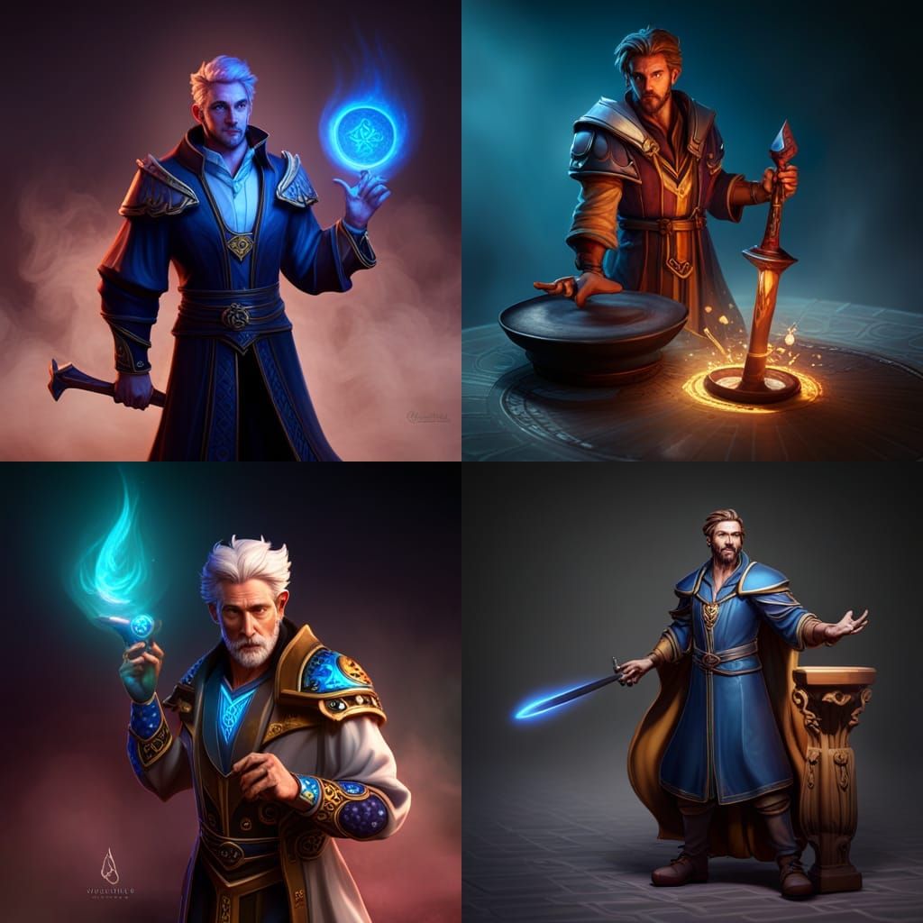 Magic Shop Owner: A Powerful Mage Character