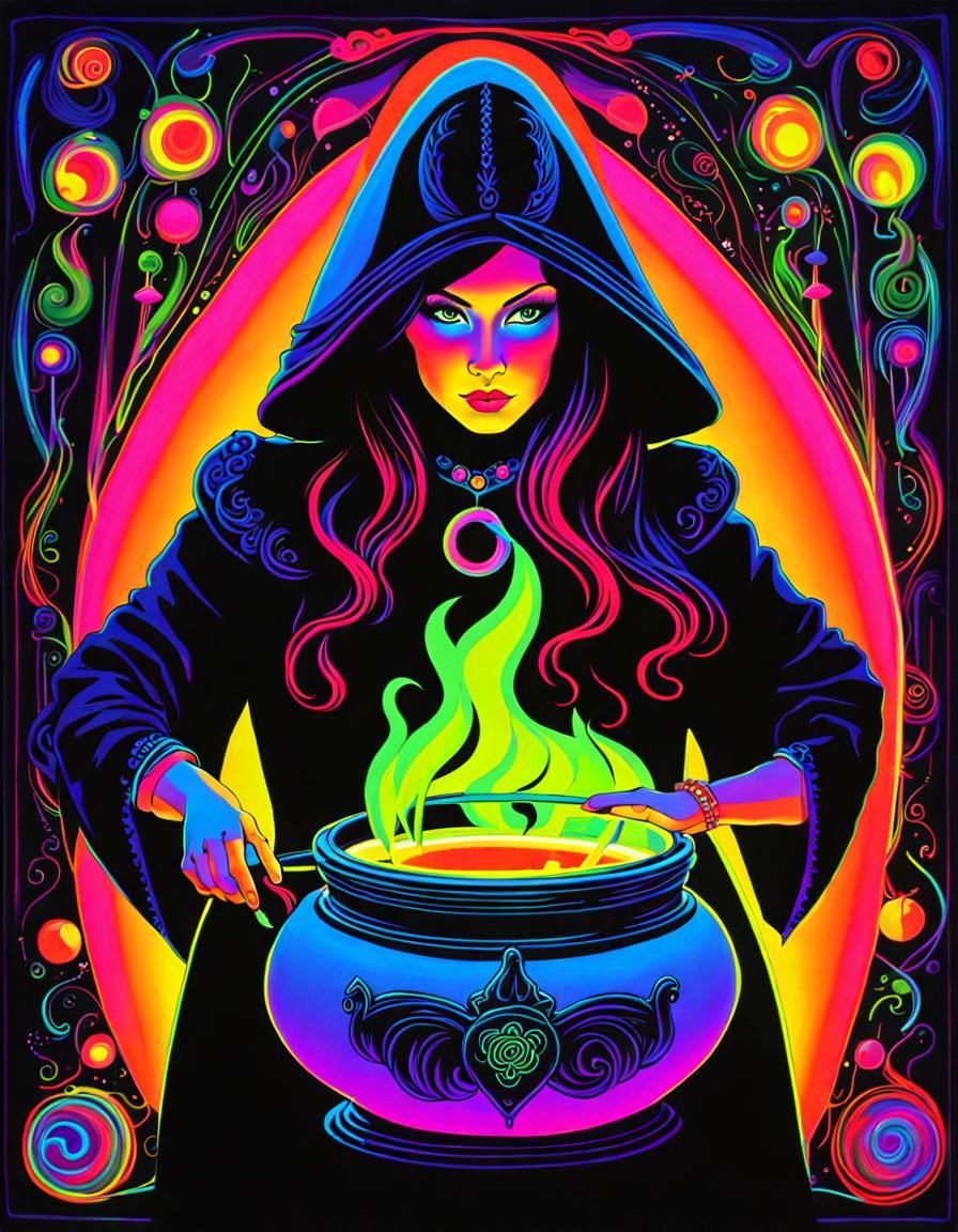 Neon witch