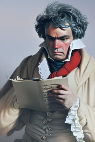 Beethoven Dark Fantasy Portrait in Unreal Engine