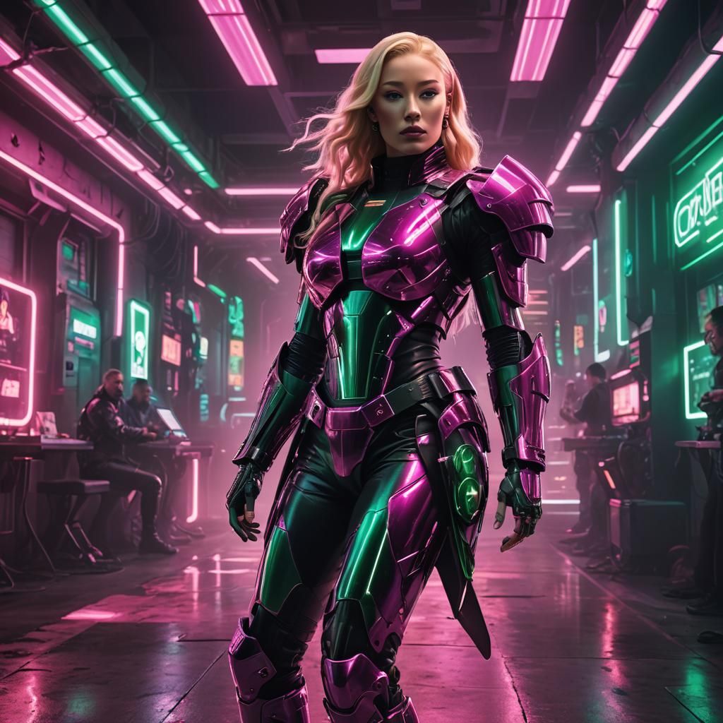 High-Tech Warrior: Digital Art in Unreal Engine 5