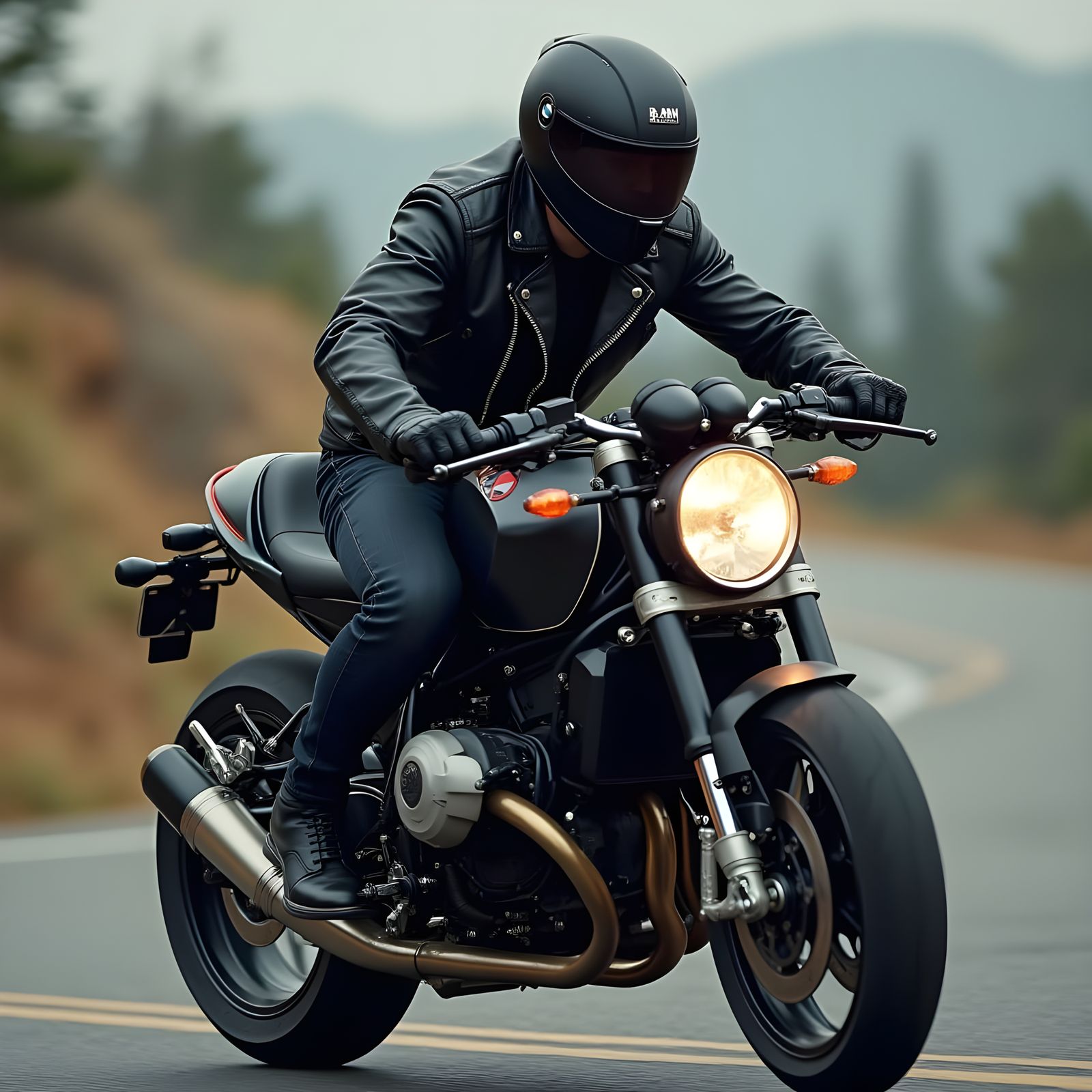 Rugged Rider on a High-Speed BMW M 1000