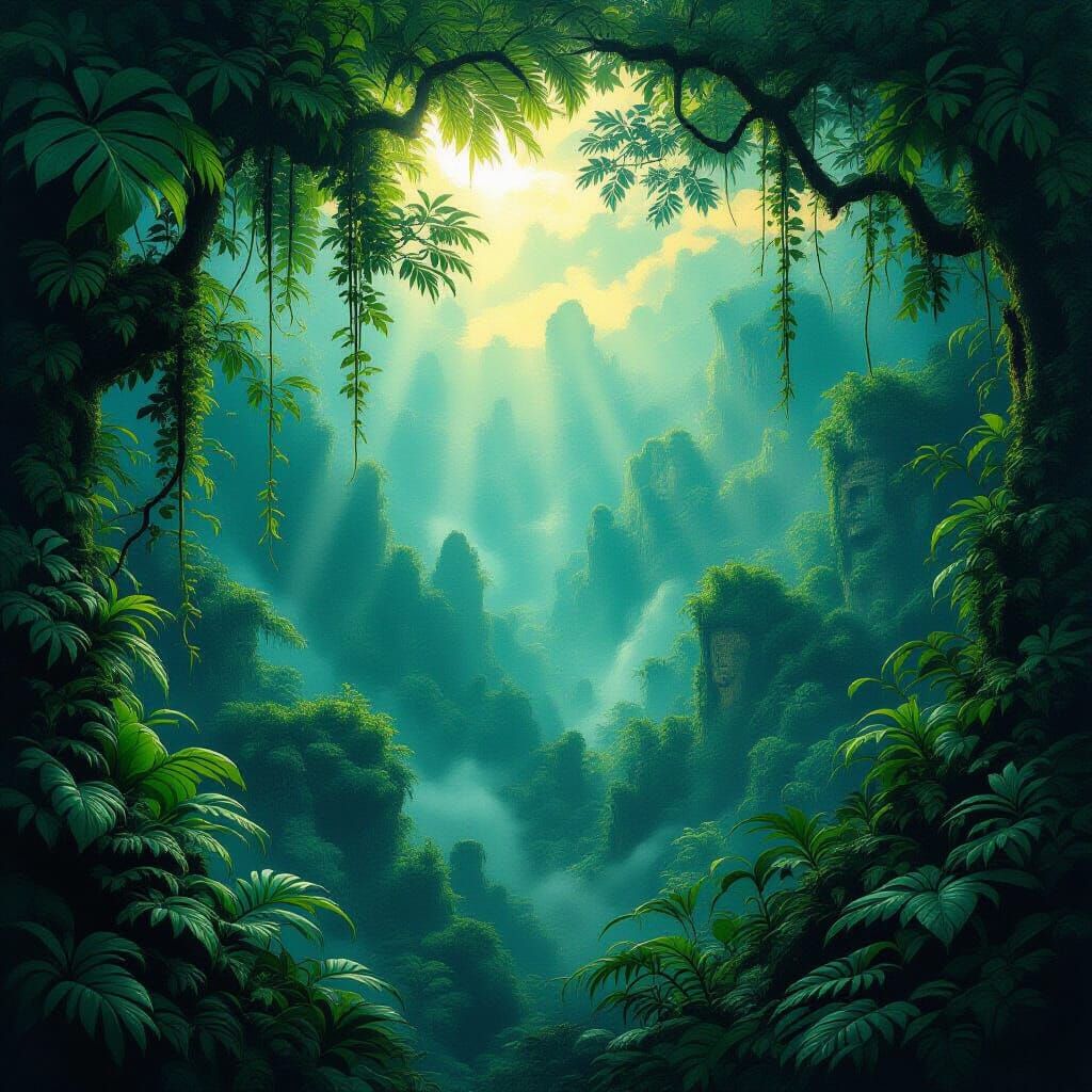 Mystical Amazonian Jungle Spirits and Hidden Lore