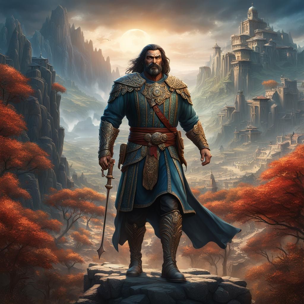 Khan Asparuh: Founder of Bulgaria, Detailed Matte Painting