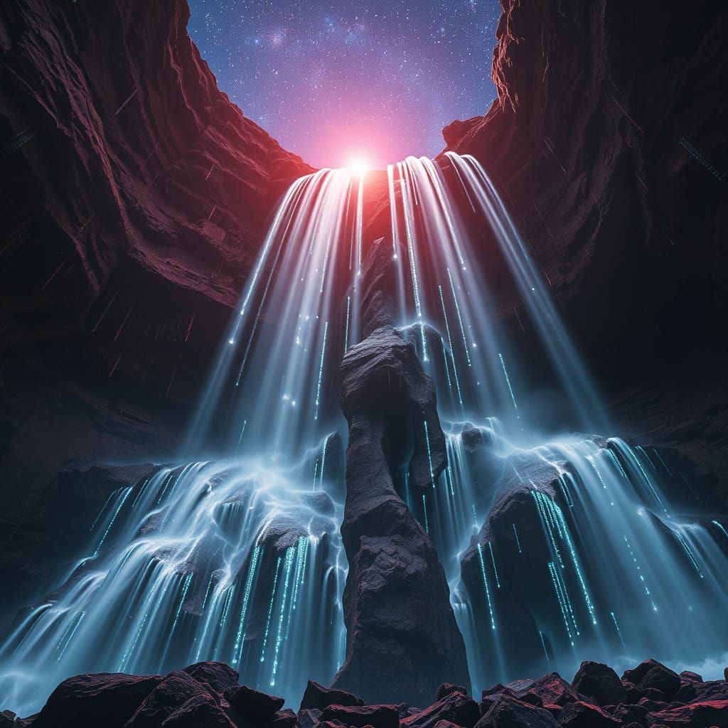 Simulated Waterfalls