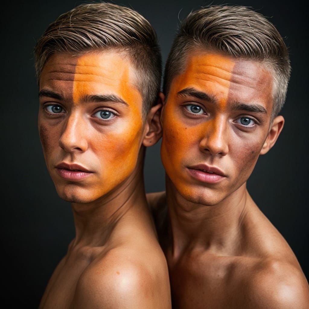 Twin Brothers Unleash Creative Chaos with Body Paint
