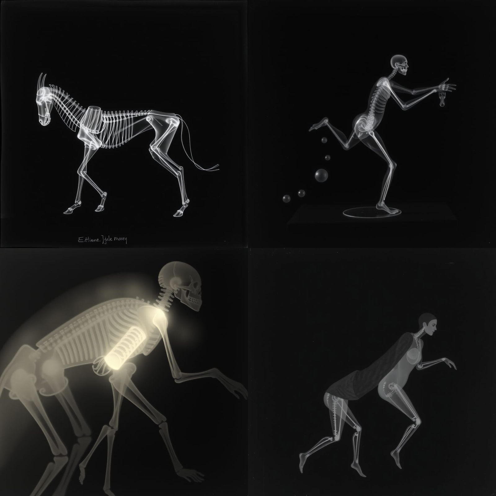 Etienne-Jules Marey Inspired Motion Study