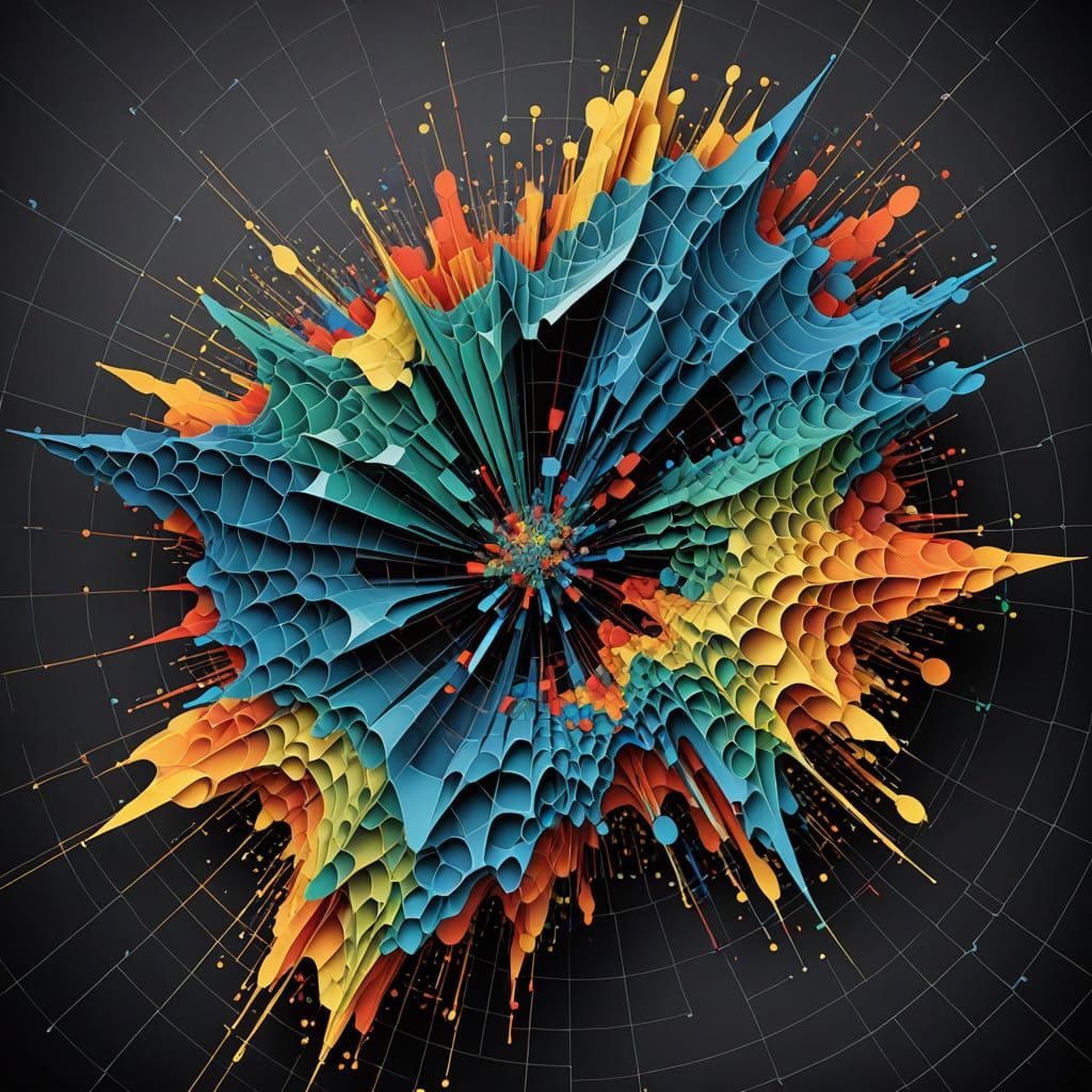 Cosmic Vortex on the Edge of Chaos