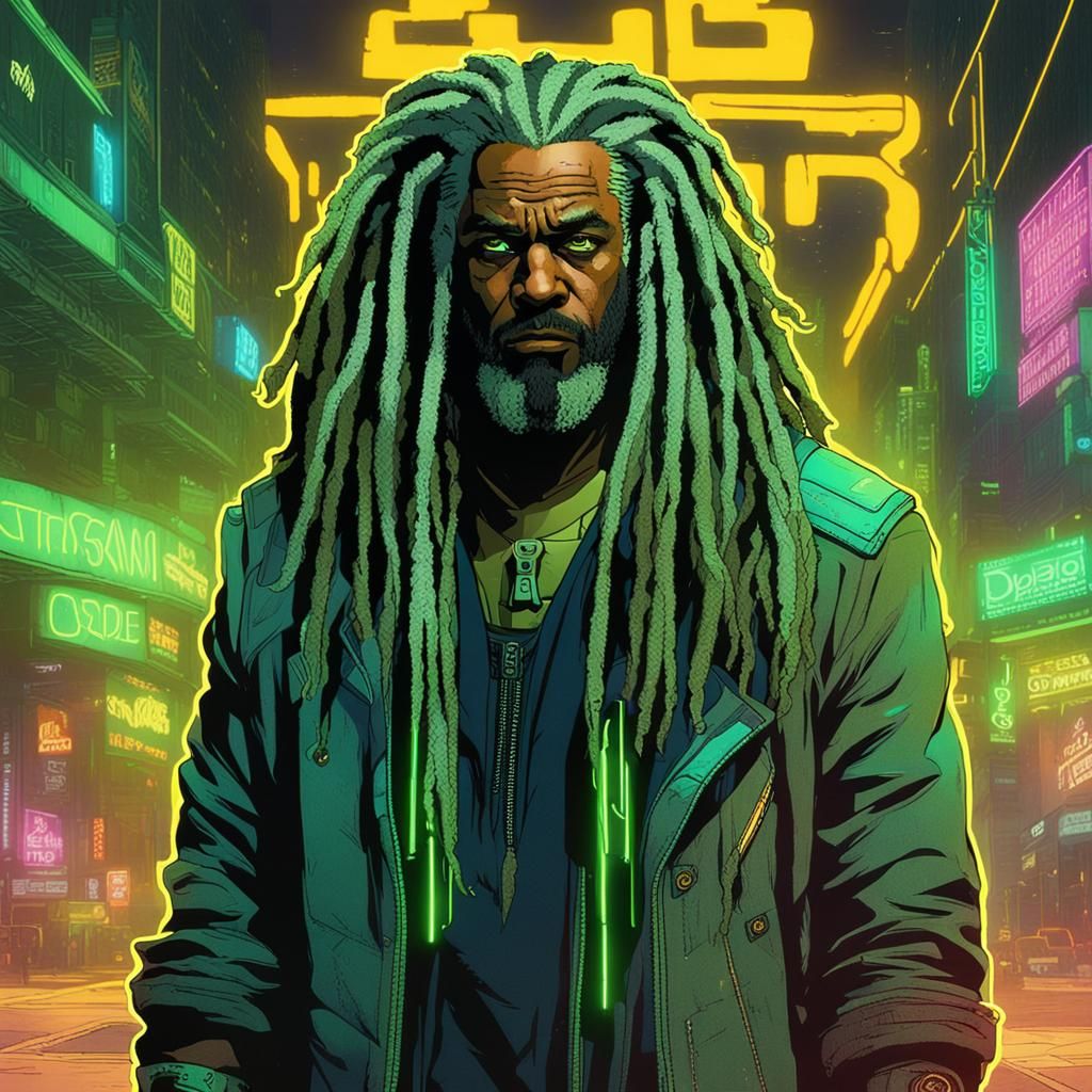 King Ezekiel in Cyberpunk 2099 Style