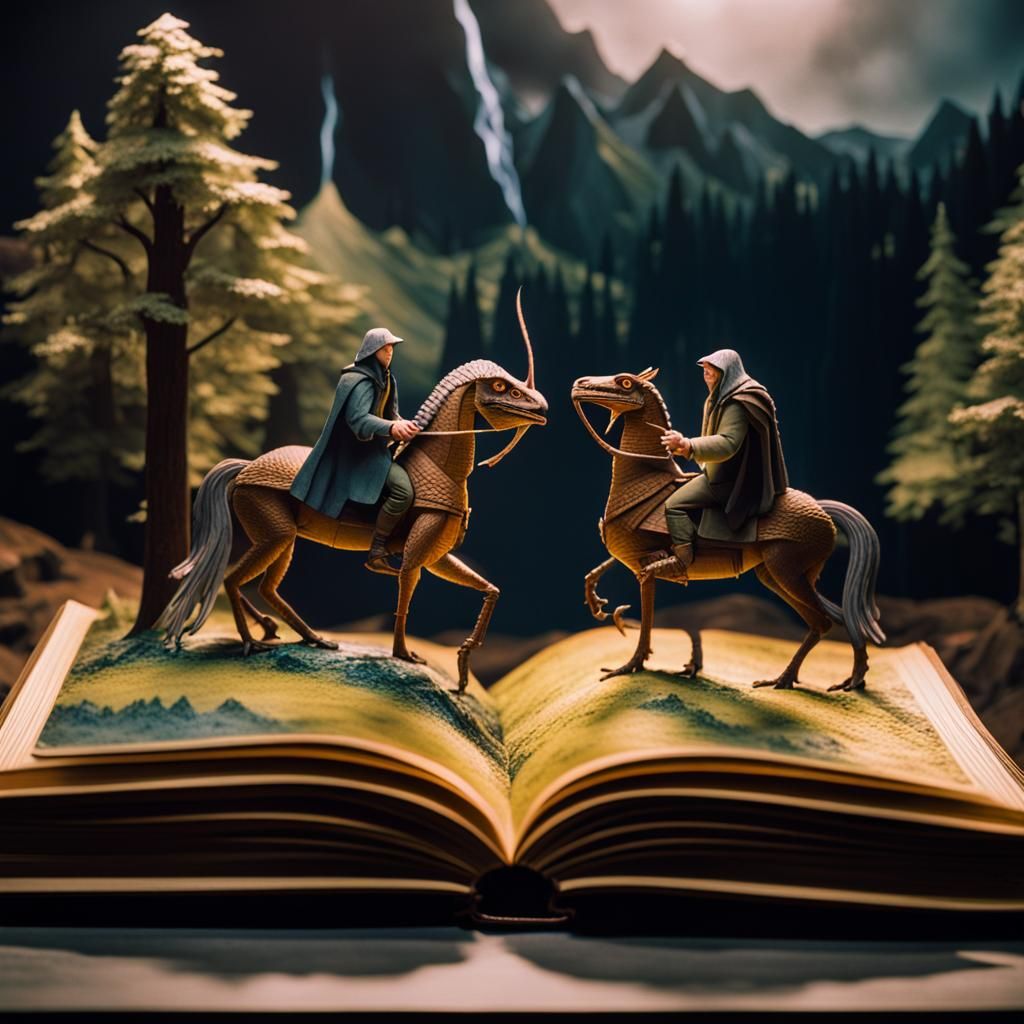 Lord of the Rings Popup Book Still