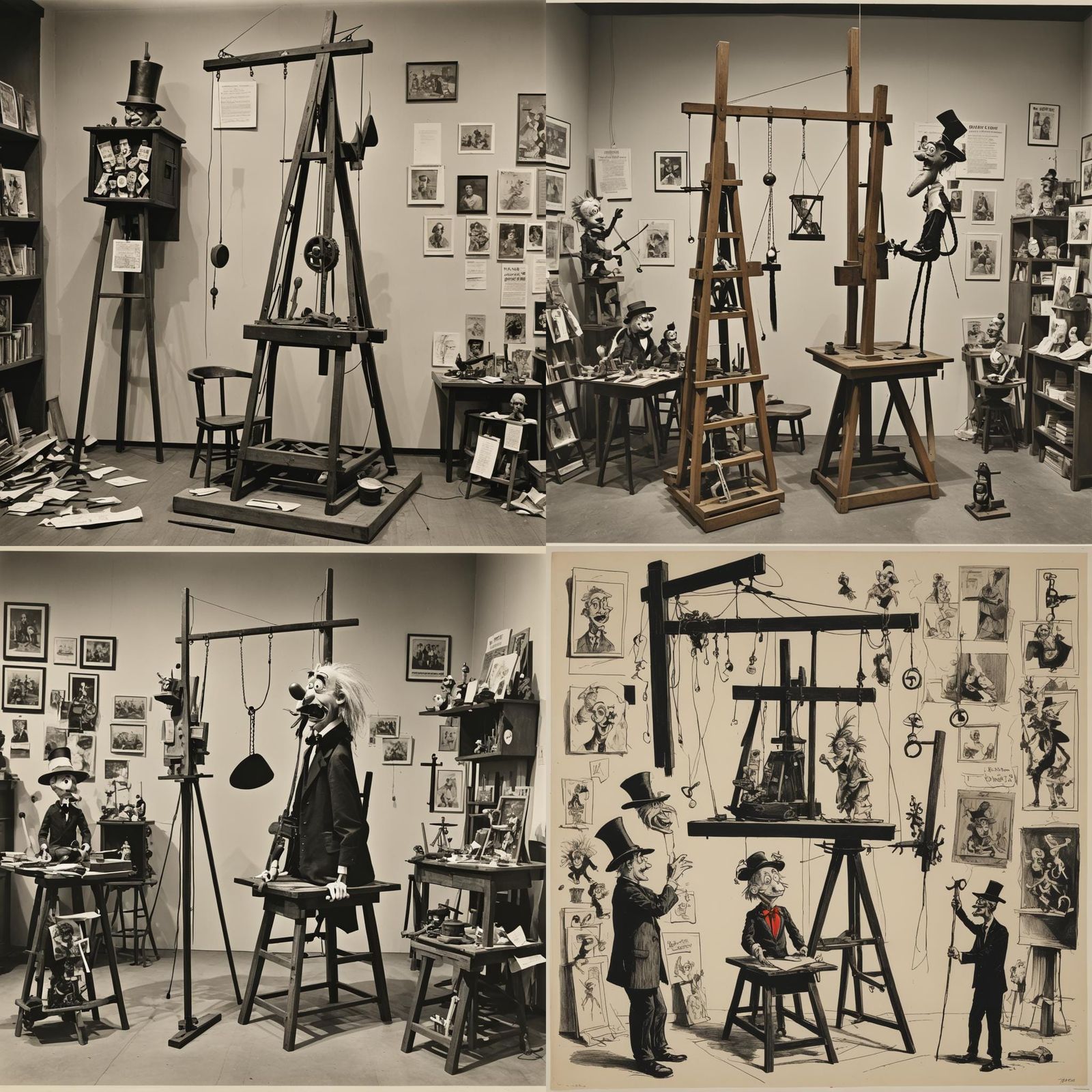 goofy dr seuss guillotine by rube goldberg